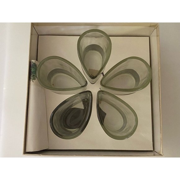 Mid Century Vintage John Curran for Ellen Rogin 5 Glass Vessels Pour Les Fleurs - Picture 15 of 16
